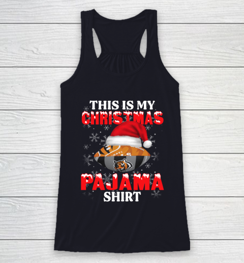 Cincinnati Bengals This Is My Christmas Pajama Shirt NFL Racerback Tank 7