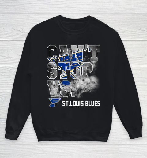 NHL St.Louis Blues Hockey Can't Stop Vs Youth Sweatshirt