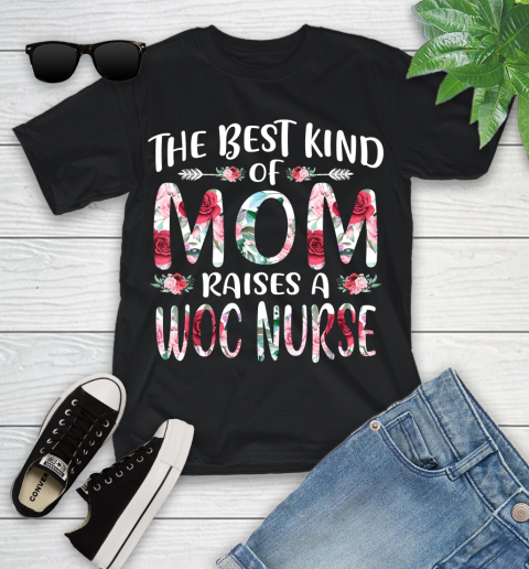 Nurse Shirt The Best Kind Of Mom Raises A WOC Nurse Mothers Day Gift T Shirt Youth T-Shirt
