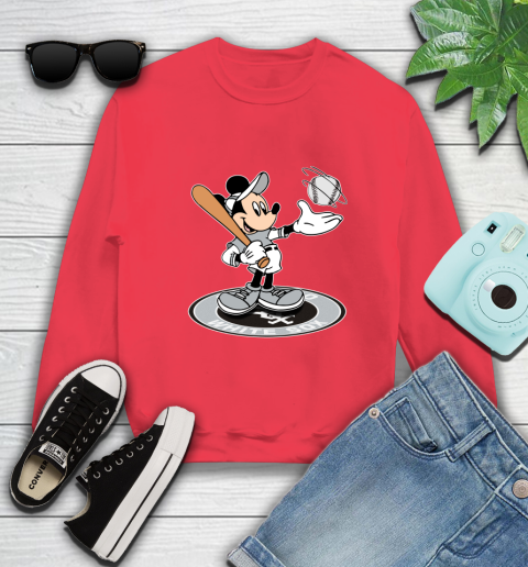 MLB Baseball Chicago White Sox Cheerful Mickey Disney Shirt Sweatshirt 10