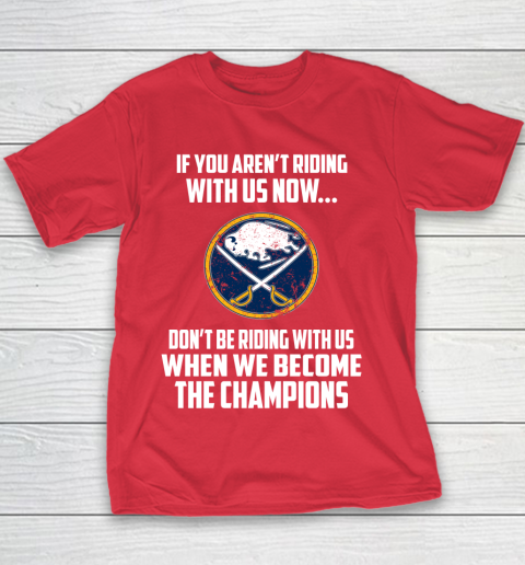 NHL Buffalo Sabres Hockey We Become The Champions Youth T-Shirt 7