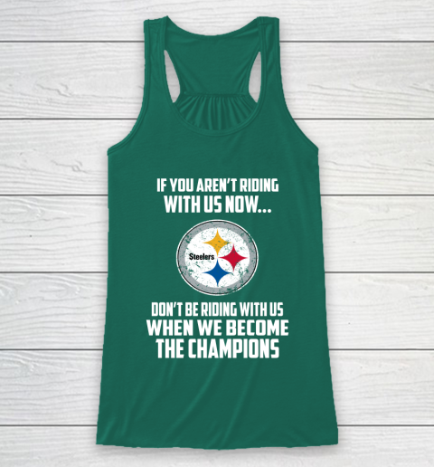 NFL Pittsburgh Steelers Football We Become The Champions Racerback Tank 5