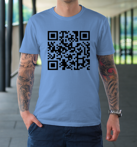 Trump Dance Troll QR Funny President Trump Dance Code T-Shirt 7