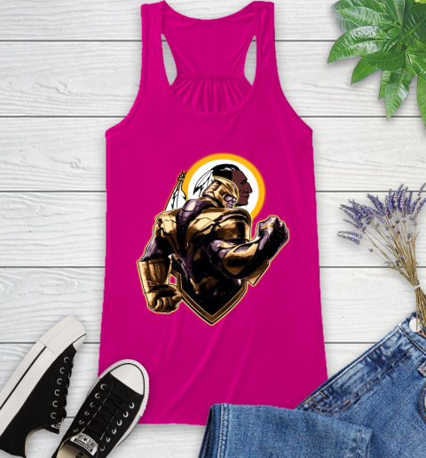 NFL Thanos Avengers Endgame Football Sports Washington Redskins Racerback Tank 8
