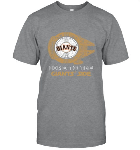 MLB Come To The San Francisco Giants Side Star Wars Baseball Sports T Shirt  - Freedomdesign