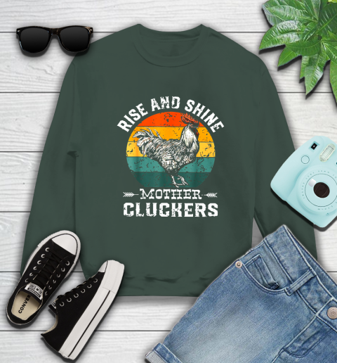 Rise And Shine Mother Cluckers Vintage Shirt 36