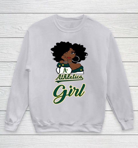 Oakland Athleticss Girl MLB Youth Sweatshirt 4