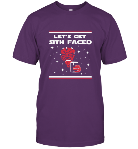 Star Wars Christmas Lets Get Sith Faced Unisex Jersey Tee