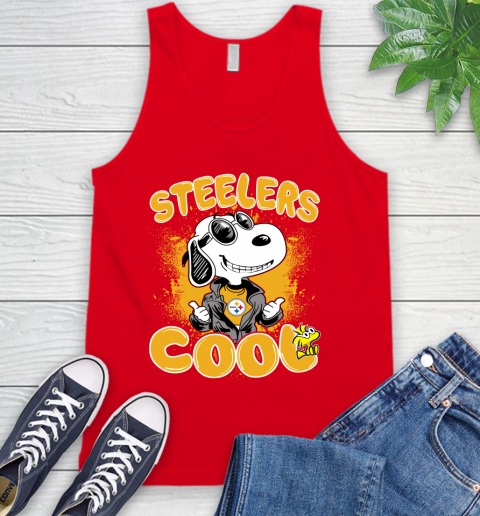 NFL Football Pittsburgh Steelers Cool Snoopy Shirt Tank Top 5