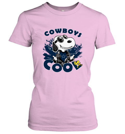 t6pw dallas cowboys snoopy joe cool were awesome shirt ladies t shirt 20 front light pink