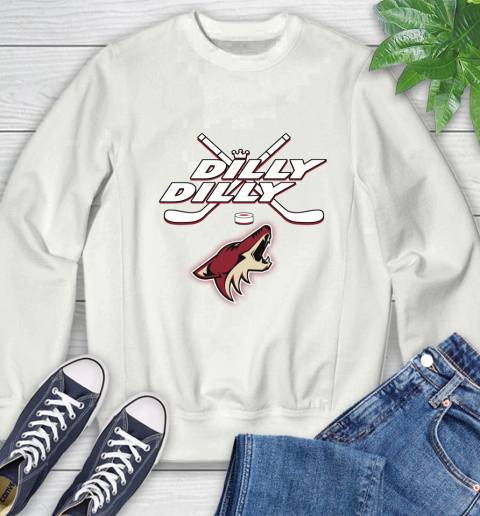 NHL Arizona Coyotes Dilly Dilly Hockey Sports Sweatshirt