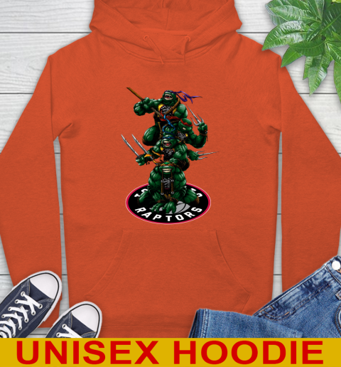 NBA Basketball Toronto Raptors Teenage Mutant Ninja Turtles Shirt Hoodie - Image 6