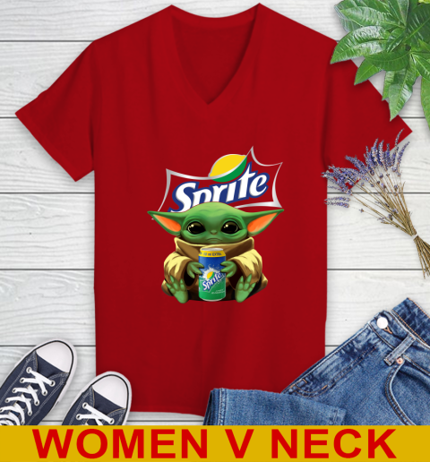 Star Wars Baby Yoda Hugs Sprite Soft Drink Shirt 88