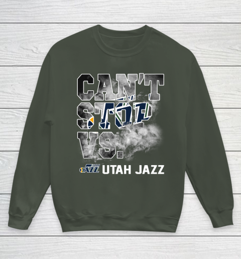 NBA Utah Jazz Basketball Can't Stop Vs Youth Sweatshirt 8