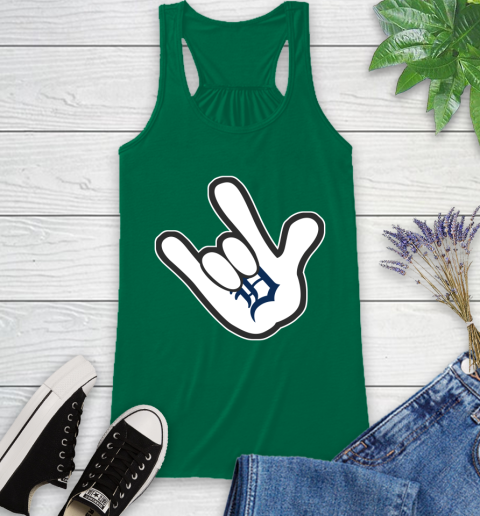 Detroit Tigers MLB Baseball Mickey Rock Hand Disney Racerback Tank 7