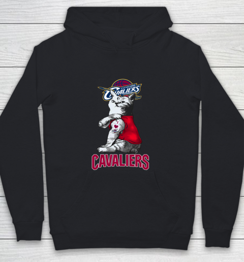 NBA Basketball My Cat Loves Cleveland Cavaliers Youth Hoodie