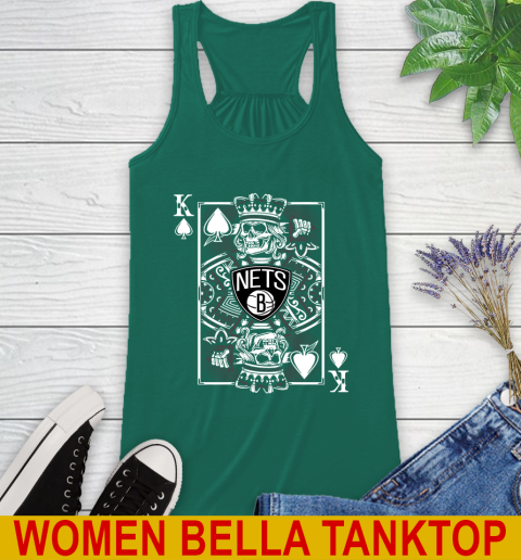 Brooklyn Nets NBA Basketball The King Of Spades Death Cards Shirt Racerback Tank 5
