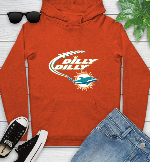 NFL Miami Dolphins Dilly Dilly Football Sports Youth Hoodie 5