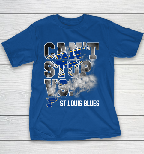 NHL St.Louis Blues Hockey Can't Stop Vs Youth T-Shirt 6