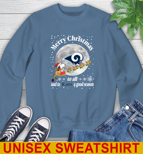 Los Angeles Rams Merry Christmas To All And To Rams A Good Season NFL Football Sports Sweatshirt 10