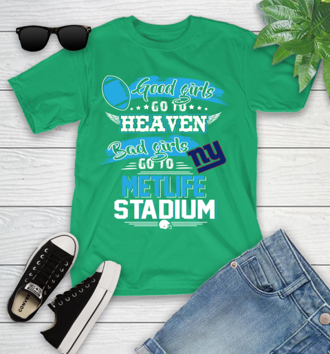 New York Giants NFL Bad Girls Go To Metlife Stadium Shirt Youth T-Shirt 8