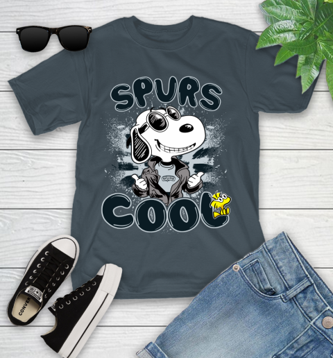 NBA Basketball San Antonio Spurs Cool Snoopy Shirt Youth T-Shirt 9