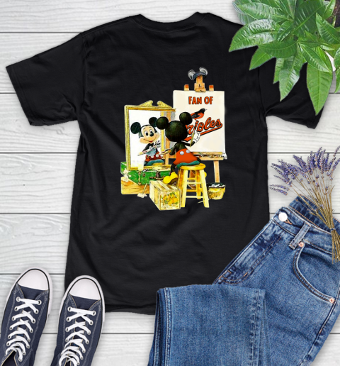 MLB Baseball Baltimore Orioles Mickey Drawing Shirt 82