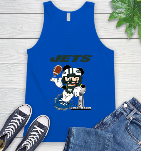 NFL New York Jets Mickey Mouse Disney Super Bowl Football T Shirt Tank Top 5