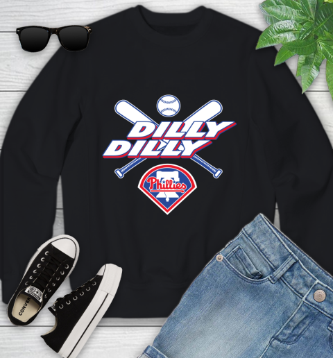 MLB Philadelphia Phillies Dilly Dilly Baseball Sports Youth Sweatshirt 2