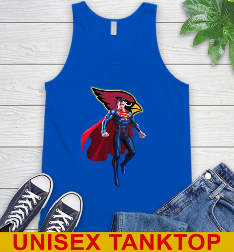NFL Superman DC Sports Football Arizona Cardinals Tank Top 5