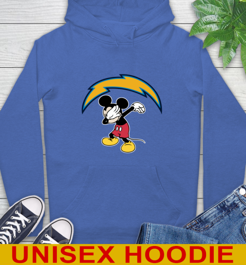 San Diego Chargers NFL Football Dabbing Mickey Disney Sports Hoodie 9