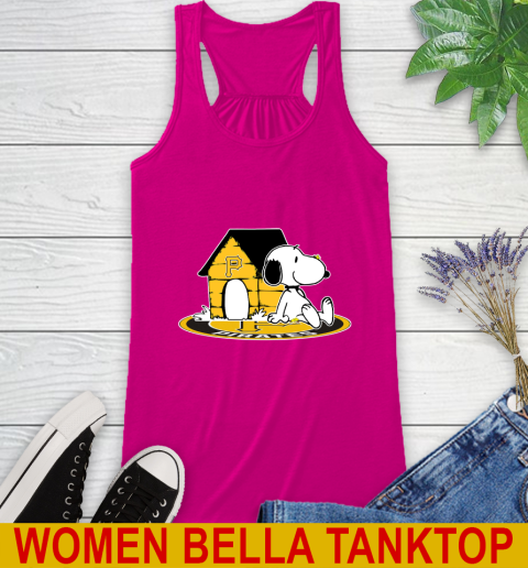 MLB Baseball Pittsburgh Pirates Snoopy The Peanuts Movie Shirt Racerback Tank 8