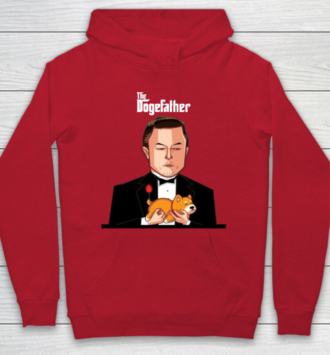 Dogecoin The DogeFather Funny Hoodie 7
