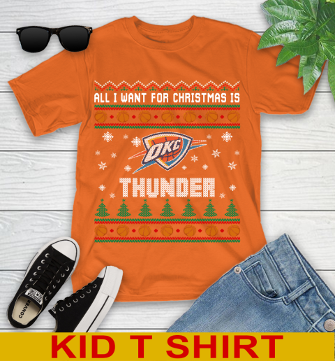 NBA Basketball All I Want For Christmas Is Oklahoma City Thunder 104