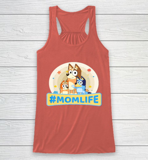Bluey Mom Family For Life Racerback Tank 3