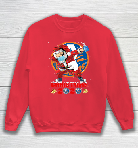 New York Islanders Funny Santa Claus Dabbing Christmas 2020 NHL Sweatshirt 7