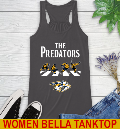 NHL Hockey Nashville Predators The Beatles Rock Band Shirt Racerback Tank 10