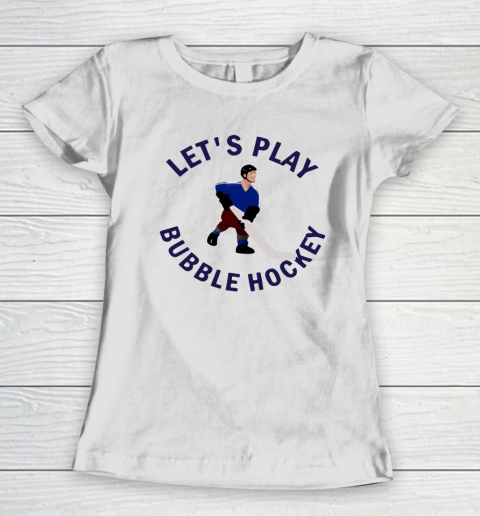 Let's play bubble hockey shirt discount