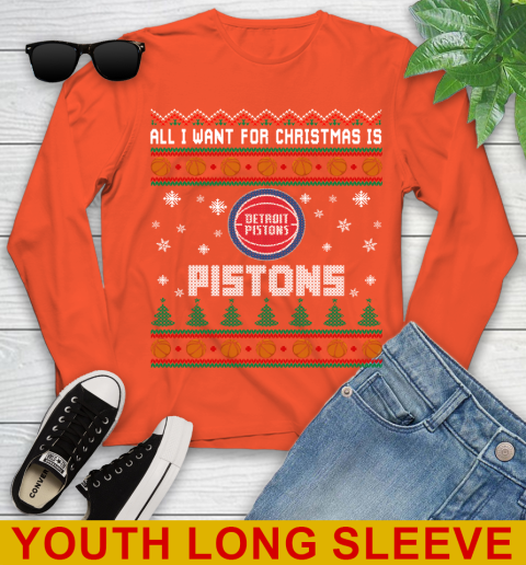NBA Basketball All I Want For Christmas Is Detroit Pistons 119