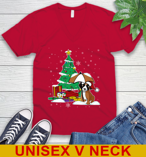 Boxer Christmas Dog Lovers Shirts 193