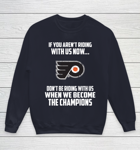 NHL Philadelphia Flyers Hockey We Become The Champions Youth Sweatshirt 2