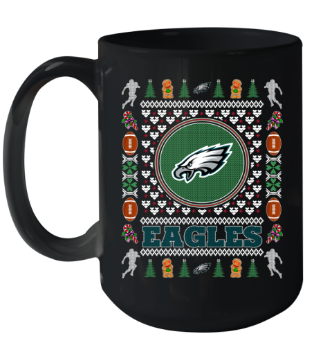 Philadelphia Eagles Merry Christmas NFL Football Loyal Fan Ceramic Mug 15oz