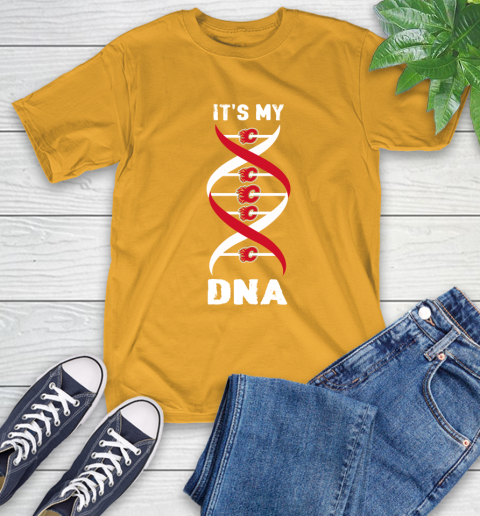 Calgary Flames NHL Hockey It's My DNA Sports T-Shirt 2