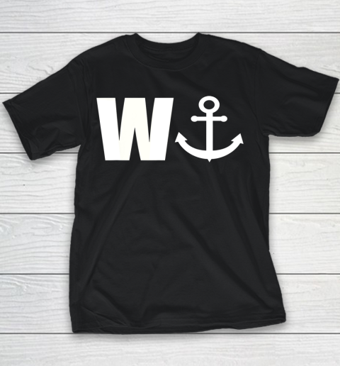 W Anchor T SHIRT Funny Wanker Youth T-Shirt