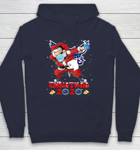 Charlotte Hornets Funny Santa Claus Dabbing Christmas 2020 NBA Hoodie 2