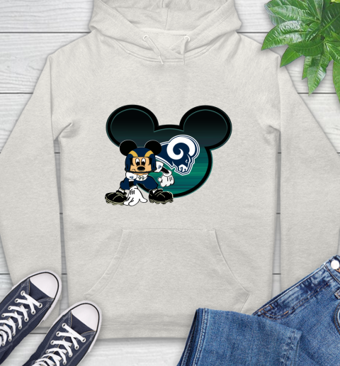NFL Los Angeles Rams Mickey Mouse Disney Football T Shirt Hoodie 12