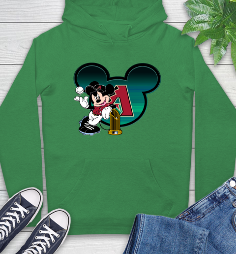 MLB Arizona Diamondbacks The Commissioner's Trophy Mickey Mouse Disney Hoodie 8