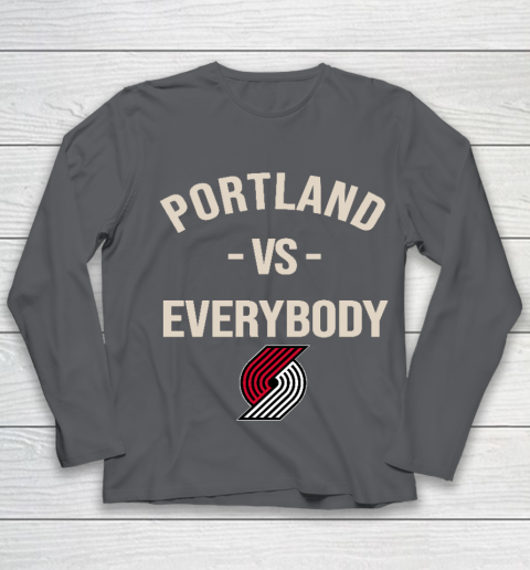 Portland Trail Blazers Vs Everybody Youth Long Sleeve 6