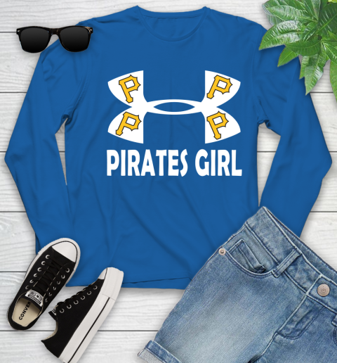 MLB Pittsburgh Pirates Under Armour Baseball Sports Youth Long Sleeve 10