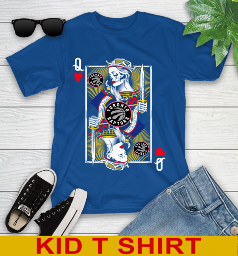 NBA Basketball Toronto Raptors The Queen Of Hearts Card Shirt Youth T-Shirt 10